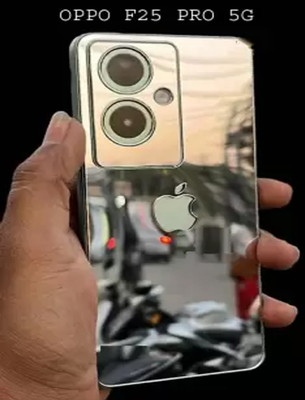 GPTECK OPPO F25 PRO 5G SILVER MIRROR BACK PANNEL Mobile Skin(Silver)