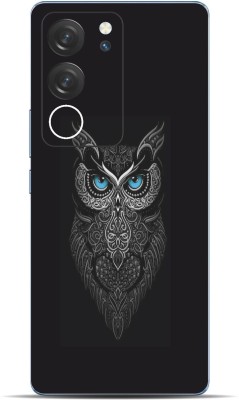 VYBE Vivo V29 Pro Owl Mobile Skin Mobile Skin(Raisin Black 36)