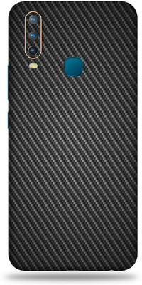 TJ CREATION Vivo U10, vivo u10 Mobile Skin(Ultra Super Black Carbon Fiber Skin With High Matte Finish., Mobile Skin (Back+Side+Camera))