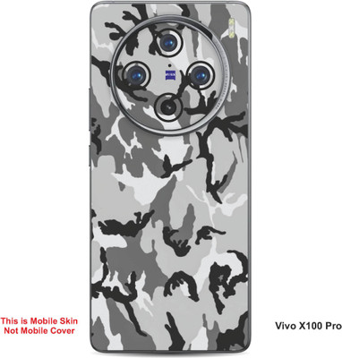 VYBE The Smart Choice Vivo X100 Pro Camouflage Embossed Mobile Skin(Grey Nickel 19)