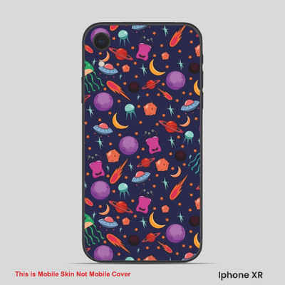 VYBE The Smart Choice iPhone XR Universal Mobile Skin(Shocking Orange 3)