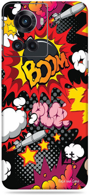 SkinoMania Oneplus 10R-5G Mobile Skin(Multicolor Black Boom)