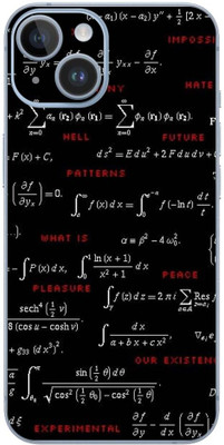 FCS iPhone 14 Plus Printed Back skin Mobile Skin(Writing Texture Skin)