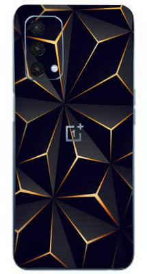 AsSkin Nord N200 5g, nord n200 5g Mobile Skin(Ultra Super Black Abstract Shape With High Matte Finish.)