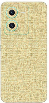 Vcare GadGets V25 5G Mobile Skin(Light Hemp Wooden)