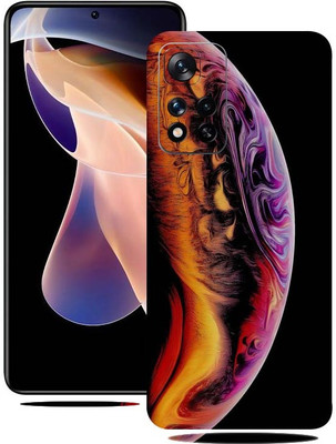 BugguSkin Redmi Note 11 T 5G, Color Moon, xiaomi note 11t 5g Mobile Skin(Ultra Super Color Moon Skin With High Matte Finish)