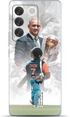 VYBE Vivo 27 M.S. Dhoni Mobile Skin Mobile Skin(Cadet Gray 30)