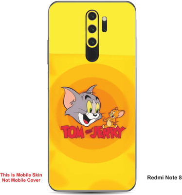 VYBE The Smart Choice Redmi Note 8 Tom & Jerry Embossed Mobile Skin(Carrot Orange A1)