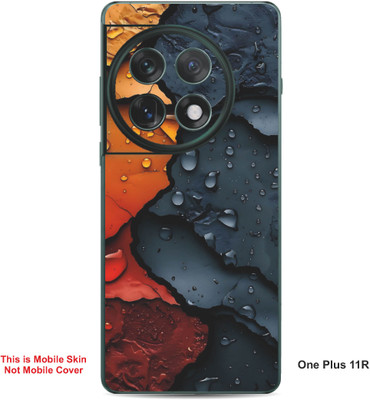 VYBE The Smart Choice One Plus 11R Pattern Embossed Mobile Skin(Light Eggplant A12)