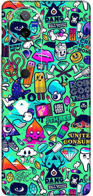 wrap craft VIVO V40 5G Premium Vinyl BACK Mobile Skin(Multicolor)