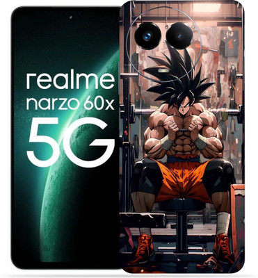 OggyBaba Realme Narzo 60X 5g Mobile Skin(Gym with Goku)