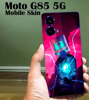 BUGGU Motorola G85 5G Mobile Skin(Ulltra Super Magic Marshmellow Skin With High Matte Finish., Mobile Skin (Back+Side+Camera))