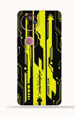 OggyBaba OggyBaba Vivo V50 5g Mobile Skin(Cyberpunk-Yellow-Black)