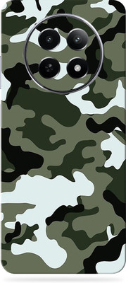 SkinoMania realme 12x 5G Premium Vinyl Mobile Skin (Multicolor) Mobile Skin(Camo_Winter)