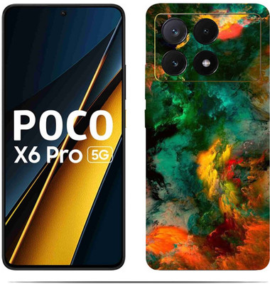 LAMHA POCO X6 5G Mobile Skin(Ultra Super coloring Skin With HiighQuality MatteFinish_thanks)
