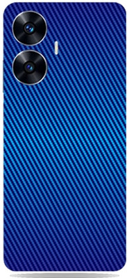 SkinoMania Vivo y27 Mobile Skin(Blue Carbon-CF Mobile Skin)