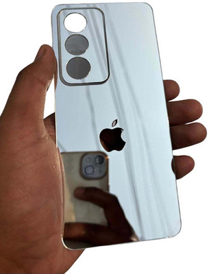 TWUAOP OPPO A3 PRO 5G MOBILE SKIN ACRYLIC SHEET MIRROR BACK PANNEL APPLE Mobile Skin(Silver)