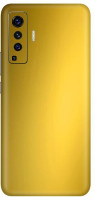 Vcare GadGets Vivo X50 Mobile Skin(Metallic Gold Shining)