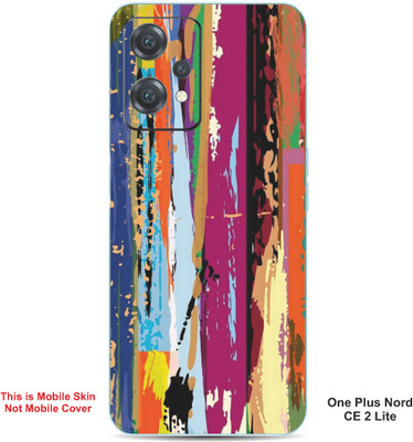 VYBE The Smart Choice One Plus Nord CE 2 Lite Art Embossed Mobile Skin(Indian Yellow A18)