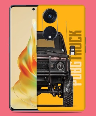 SkinoMania Oppo Reno 8T 5G Mobile Skin(Multicolor Truck-PubG)