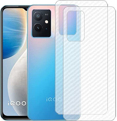 eZell IQOO Z6 5G (2 pack ) Mobile Skin(Transparent, Zigzag Line)