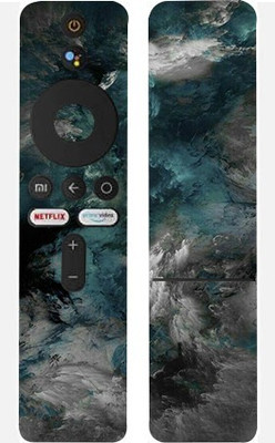 TJ CREATION Mi Smart LED TV Remote Mobile Skin(Ultra Super Dark Clouds Skin With High Matte Finish.)