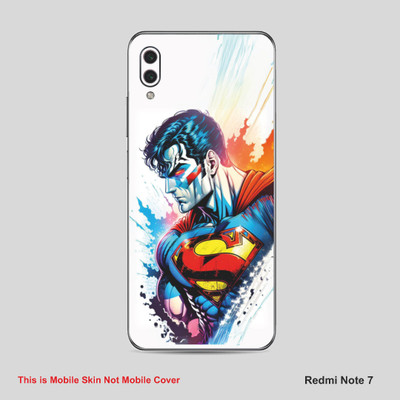 VYBE The Smart Choice Redmi Note 7 Super Hero Mobile Skin(Multy colorE/23)
