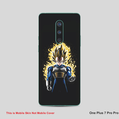 VYBE The Smart Choice One Plus 7 Pro Vegeta Mobile Skin Mobile Skin(Sunglow Yellow B10)