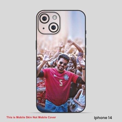 VYBE The Smart Choice iPhone 14 Vijay Thalapathy Mobile Skin(Deep Carmine 9)