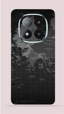 OggyBaba OggyBaba Redmi Note 14 pro 5g Mobile Skin(Global-Map)