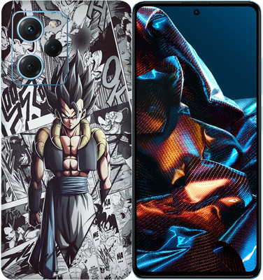SkinoMania POCO X5 Pro 5G Mobile Skin(Multicolor Comic-Gogeta)