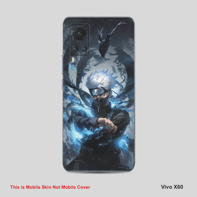 VYBE The Smart Choice Vivo 60X Naruto Mobile Skin Mobile Skin(Light Blue Grey 12)