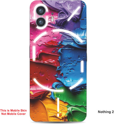 VYBE The Smart Choice Nothing 2 Pattern Embossed Mobile Skin(Rose Madder 1)