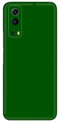 Vcare GadGets Green Glossy vivo i QOO Z3 5G Mobile Skin(Green Glossy)