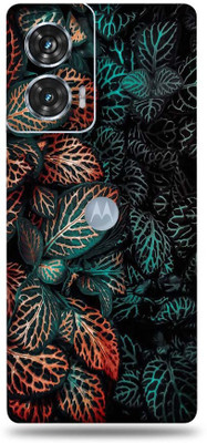 Mclaxa Moto Edge 50 Fusion Mobile Skin(Blue Leaves)