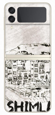 SKINFACTORY SAMSUNG GALAXY Z FLIP 3 5G Premium Mobile Skin(Multicolor)