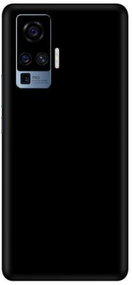 Vcare GadGets Vivo X50 Pro Mobile Skin(Glossy Black)