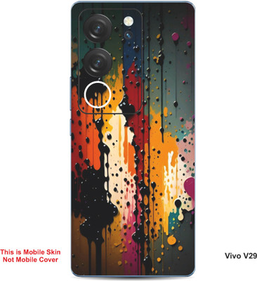 VYBE The Smart Choice Vivo V29 Art Embossed Mobile Skin(Storm Dust 7)