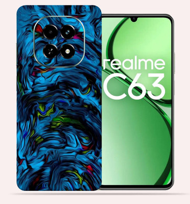 OggyBaba Realme C63 5g Mobile Skin(Blue Lava)