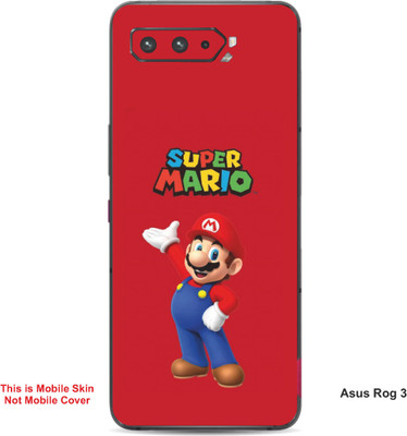 VYBE The Smart Choice Asus Rog 3 Super Mario Embossed Mobile Skin(Engine Red A5)