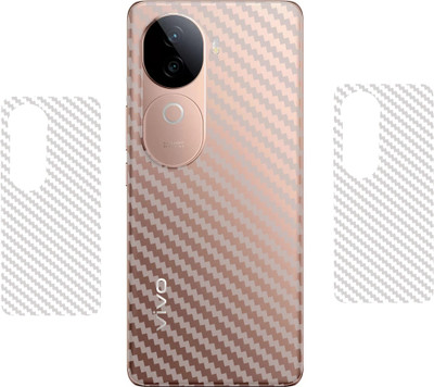 SHIVATRIX vivo V40e 5G, 3D CARBON FIBER BACK LAMINATION, (PACK OF 2) Mobile Skin(Transparent)