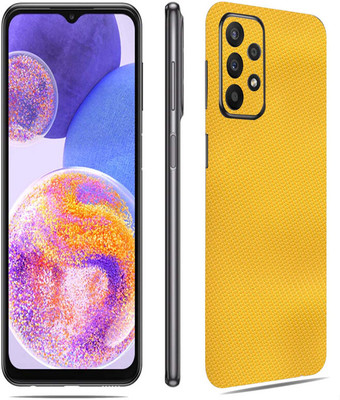 BugguSkin samsung a23 5g Mobile Skin(Ultra Super Light Yellow Skin With High Matte Finish.)