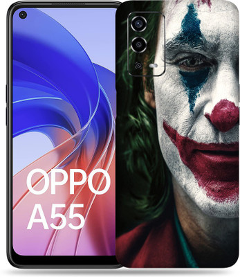 SkinoMania Oppo-A55 Mobile Skin(Multicolour Half Joker)