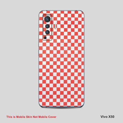 VYBE The Smart Choice Vivo X50 Pattern Mobile Skin Mobile Skin(Multi ColourCH13)