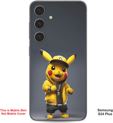 VYBE The Smart Choice Samsung S24 Plus Pokemon Embossed Mobile Skin(Banana Yellow 1)