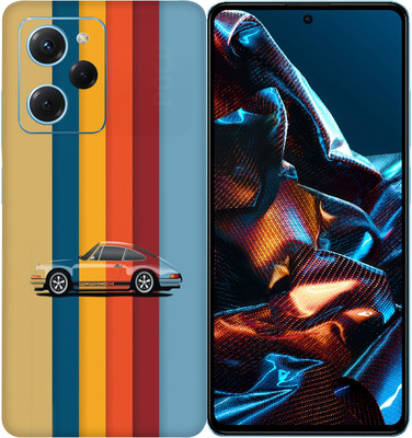 SkinoMania POCO X5 Pro 5G Mobile Skin(Multicolor Magic-Car)