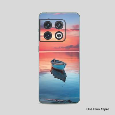 VYBE The Smart Choice One Plus 10 Pro Art Mobile Skin Mobile Skin(Peachy Pink, Kashmir Blue 14)