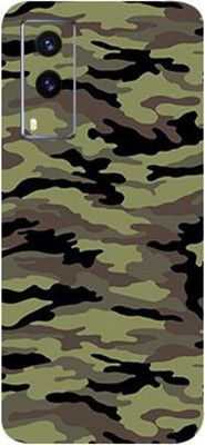 TJ CREATION Vivo V21e, vivo v21e Mobile Skin(Ultra Super Camouflage Military Green Skin With High Matte Finish., Mobile Skin (Back+Side+Camera))
