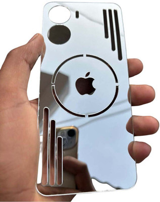 TWUAOP VIVO Y16, VIVO Y56 5G, VIVO T2X 5G, MIRROR BACK PANNEL ACRYLIC SHEET Mobile Skin(Silver)