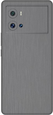 Vcare GadGets Brushed Silver vivo i QOO 9 Pro 5G Mobile Skin(Brushed Silver)